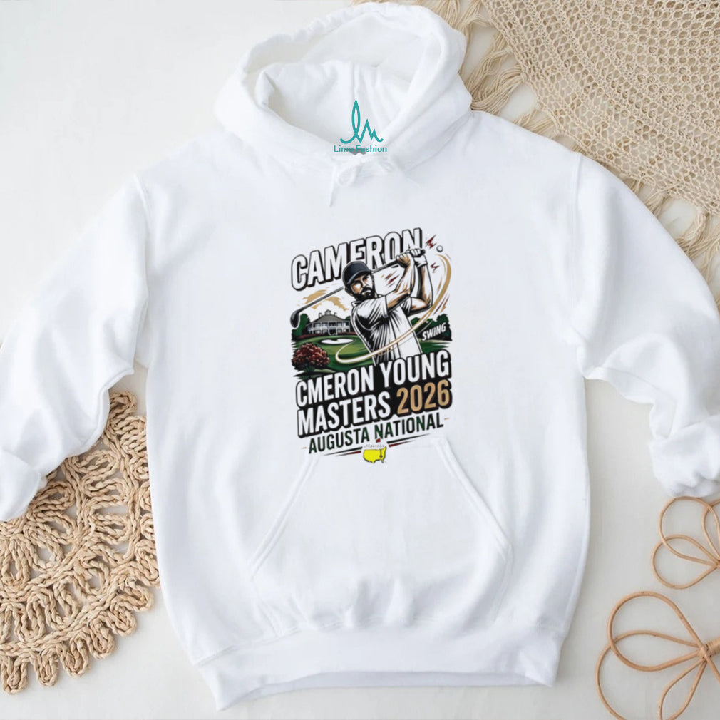 Cameron Young Augusta National Masters 2026 Golf Graphic T Shirt