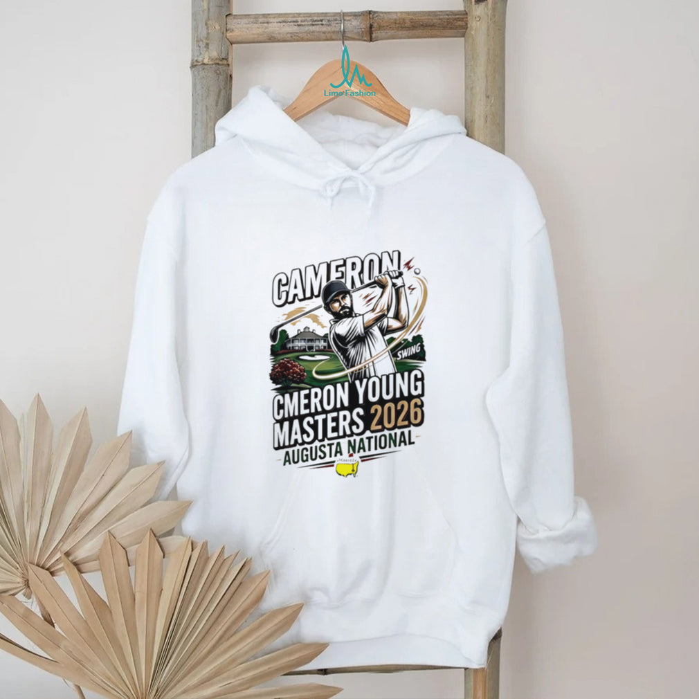 Cameron Young Augusta National Masters 2026 Golf Graphic T Shirt