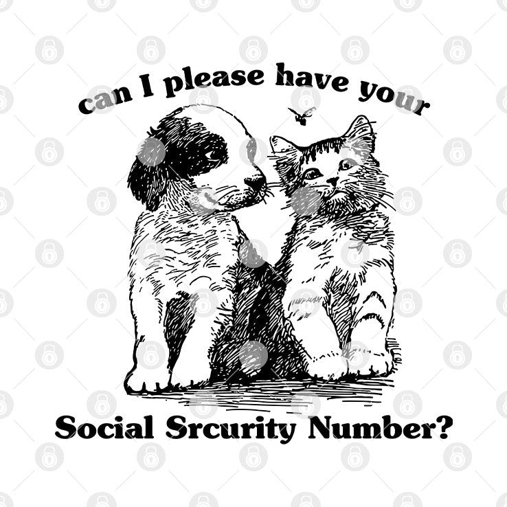 Can I Please Have Your Social Security Number T Shirt