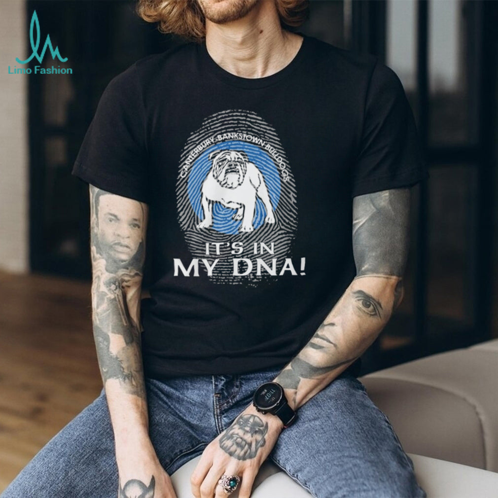 Canterbury Bankstown Bulldogs “It’s In My DNA” Fingerprint Rugby T Shirt