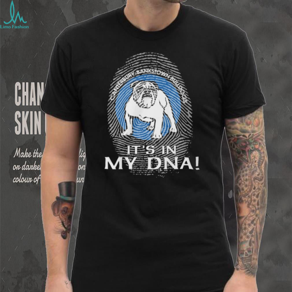Canterbury Bankstown Bulldogs “It’s In My DNA” Fingerprint Rugby T Shirt