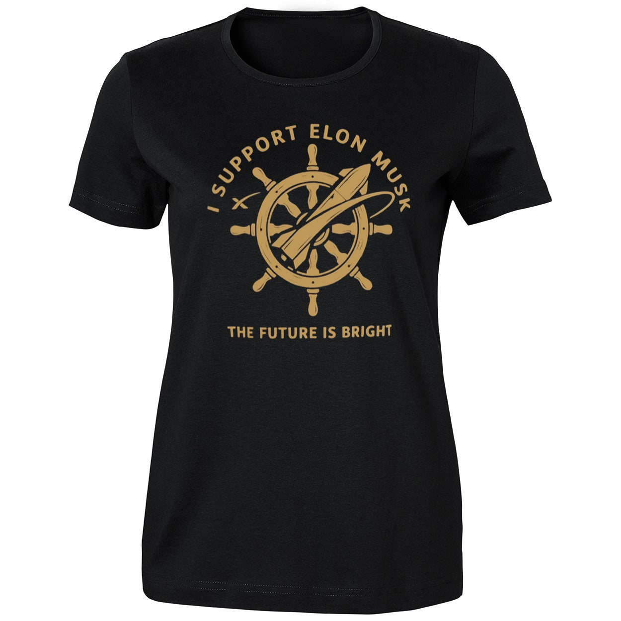 Captain Eli I Support Elon Musk The Future Is Bright Shirt