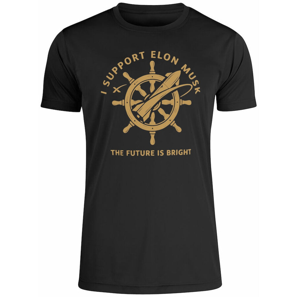 Captain Eli I Support Elon Musk The Future Is Bright Shirt