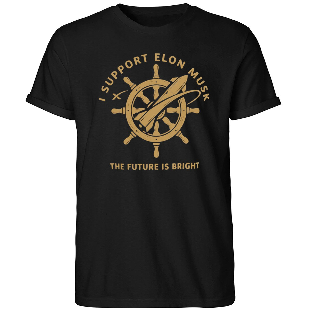 Captain Eli I Support Elon Musk The Future Is Bright Shirt