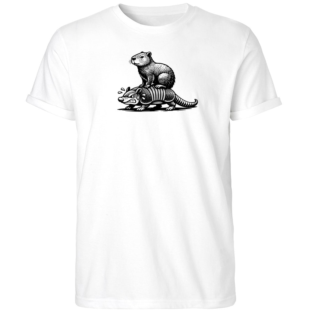 Capybara Riding Armadillo Shirt