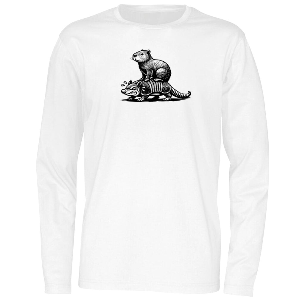 Capybara Riding Armadillo Shirt