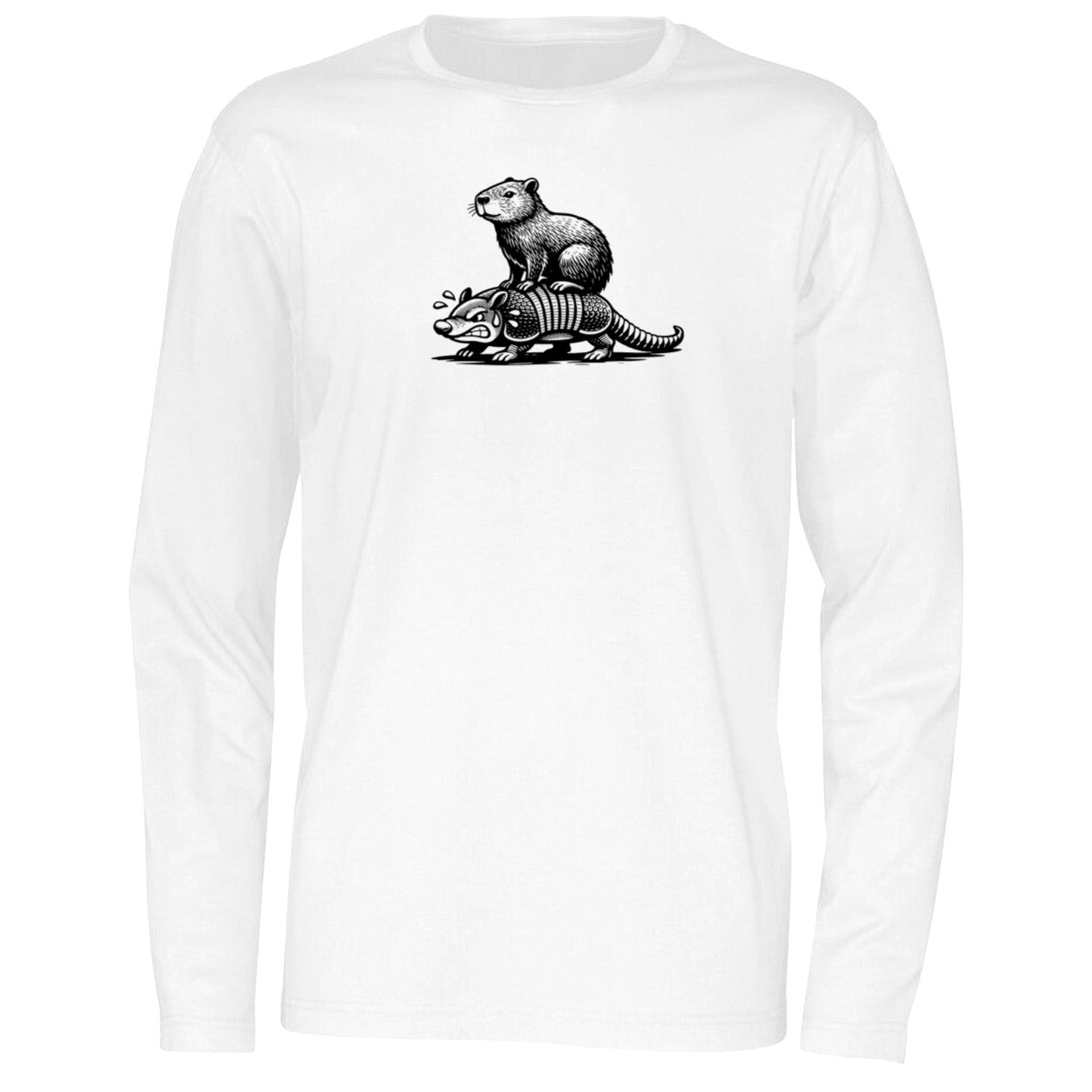 Capybara Riding Armadillo Shirt