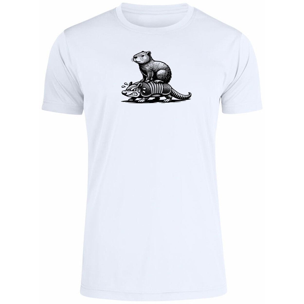 Capybara Riding Armadillo Shirt