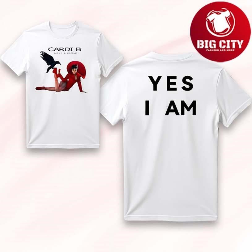 Cardi B Am I The Drama Album 2026 Two Sided Shirt