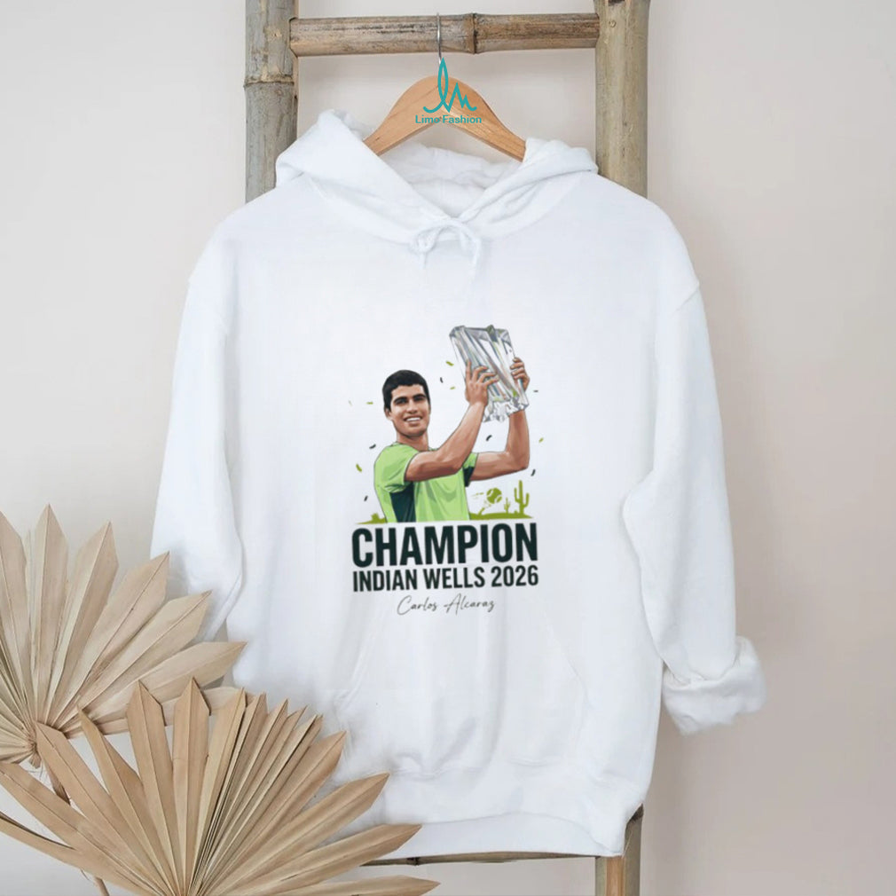 Carlos Alcaraz Champion Indian Wells 2026 Tennis Trophy T Shirt