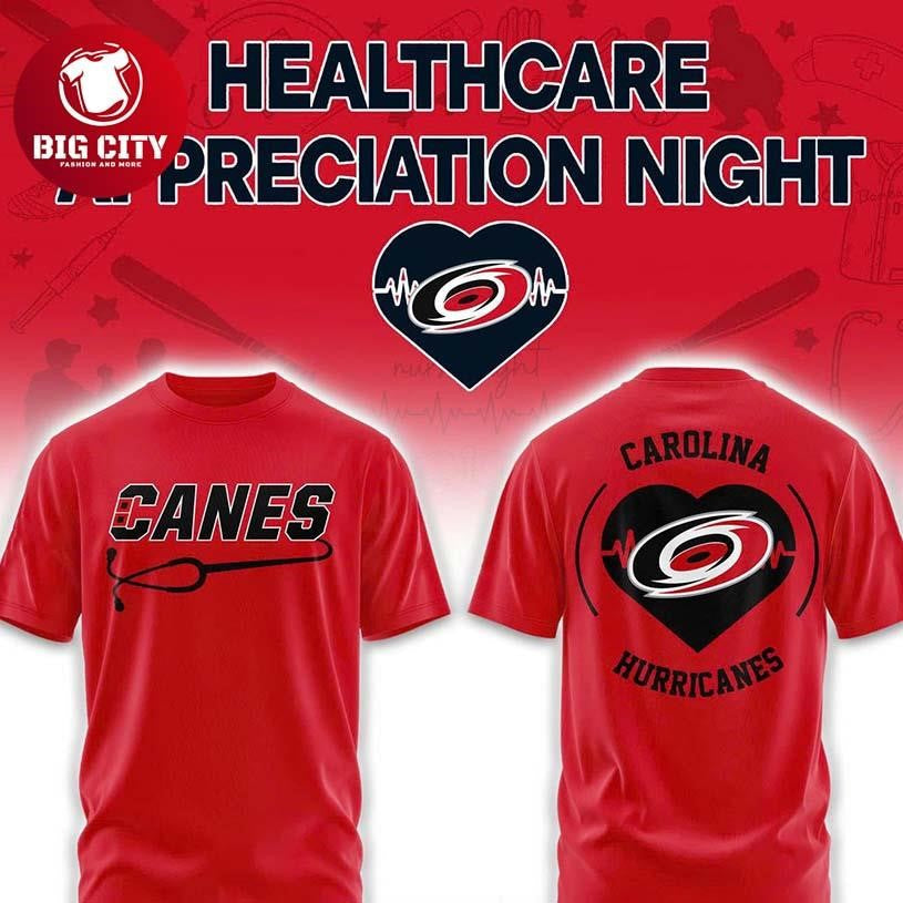 Carolina Hurricanes x Healthcare Appreciation 2026 Night Two Sided Shirt
