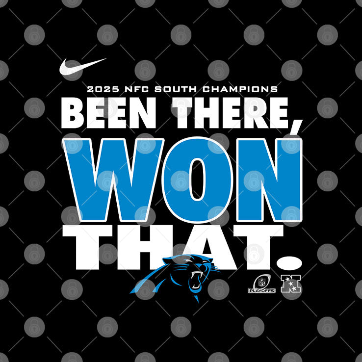 Carolina Panthers 2025 NFC South Champions Been There Won That Shirt