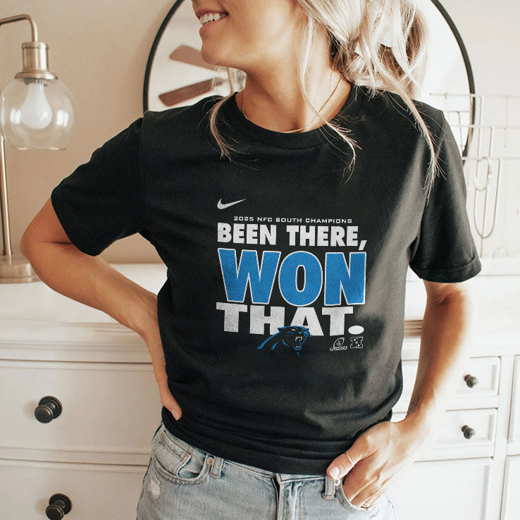 Carolina Panthers 2025 NFC South Champions Been There Won That Shirt