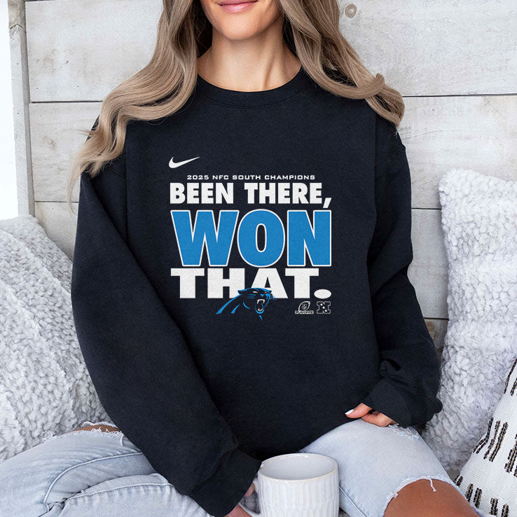 Carolina Panthers 2025 NFC South Champions Been There Won That Shirt