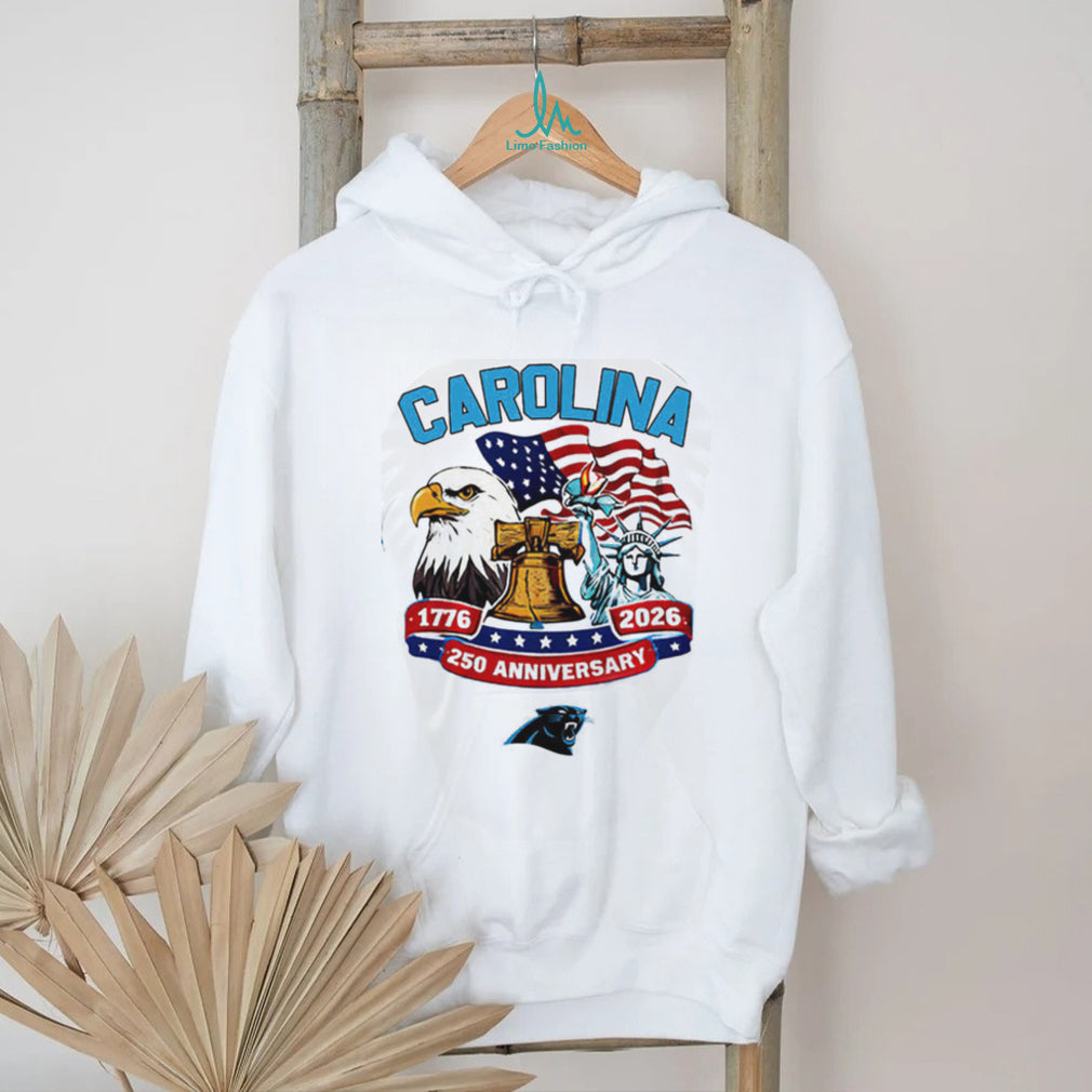 Carolina Panthers 250th Anniversary American Independence 1776 2026 Custom Jersey T Shirt