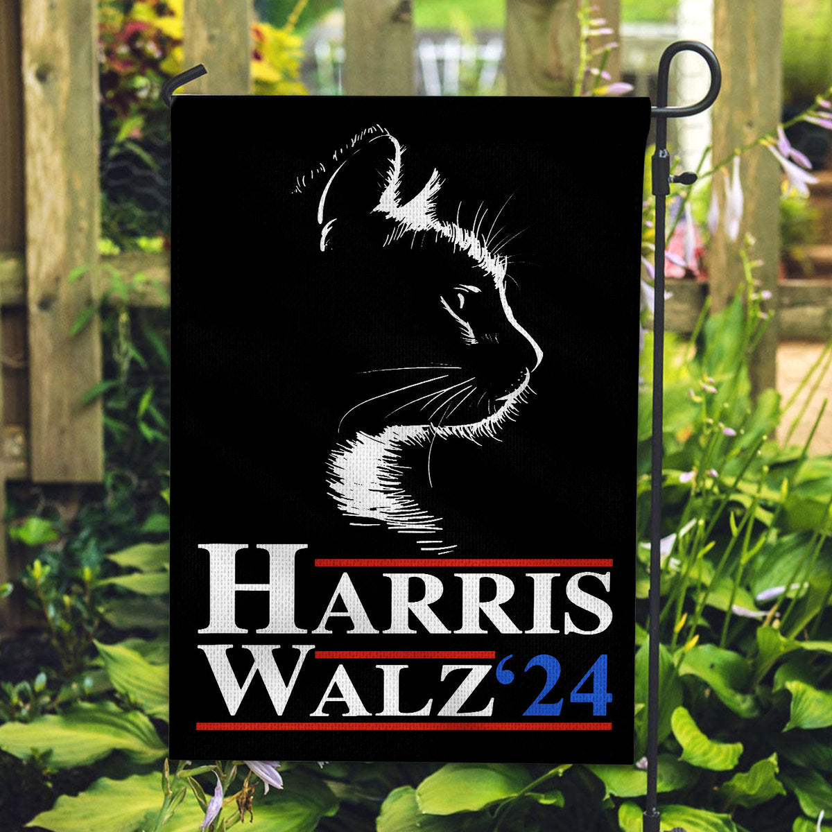 Cat Harris Walz 2024 Garden Flag