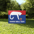 Cat Harris Walz 2024 Yard Sign