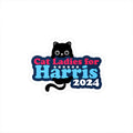 Cat Lady For Harris 2024 Sticker