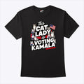 Cat Lady Voting For Kamala Harris 2024 Shirt
