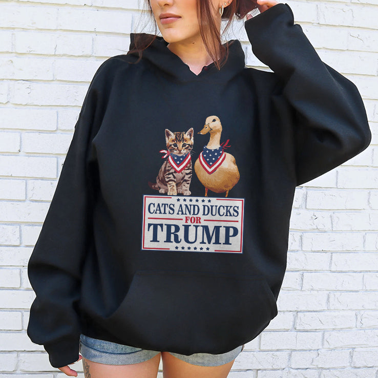 Cats And Ducks For Trump 2024 T Shirt