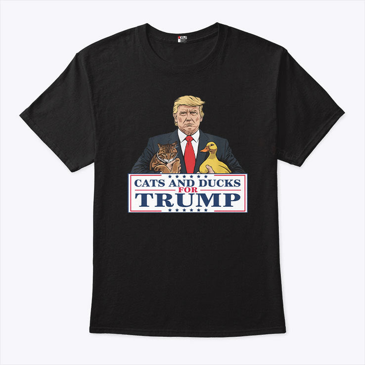Cats And Ducks For Trump T Shirt