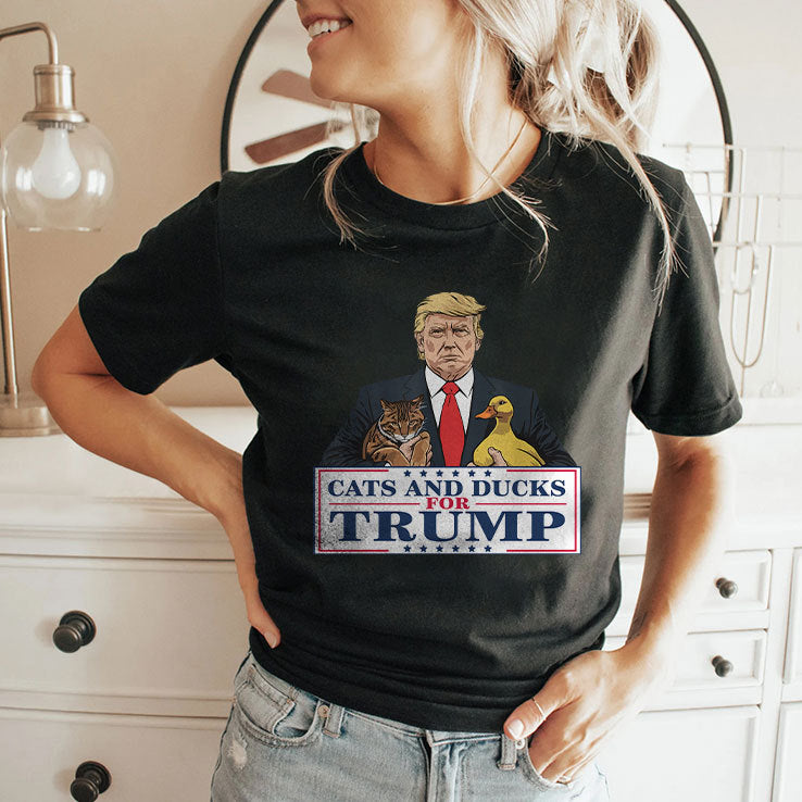 Cats And Ducks For Trump T Shirt