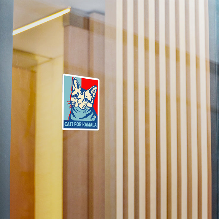 Cats For Kamala Sticker