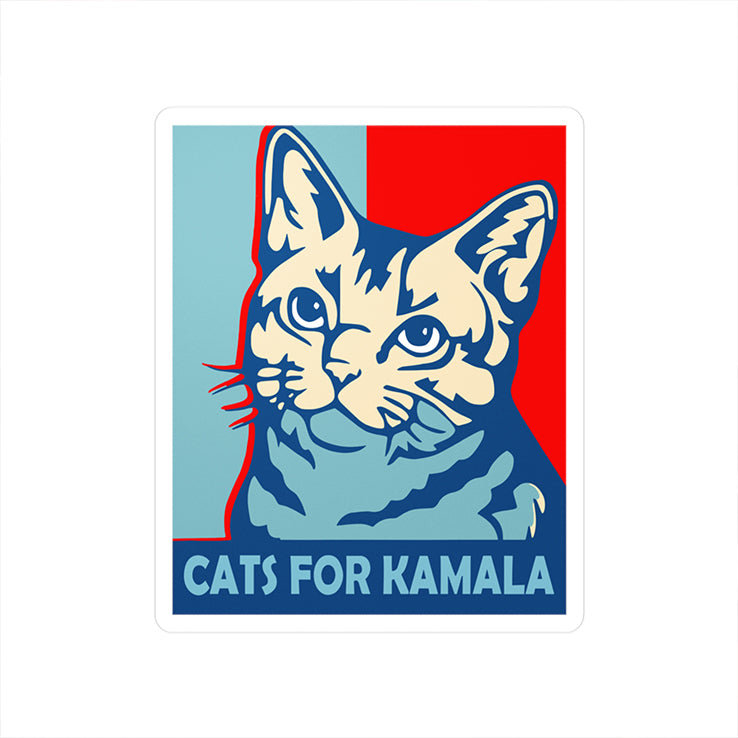 Cats For Kamala Sticker