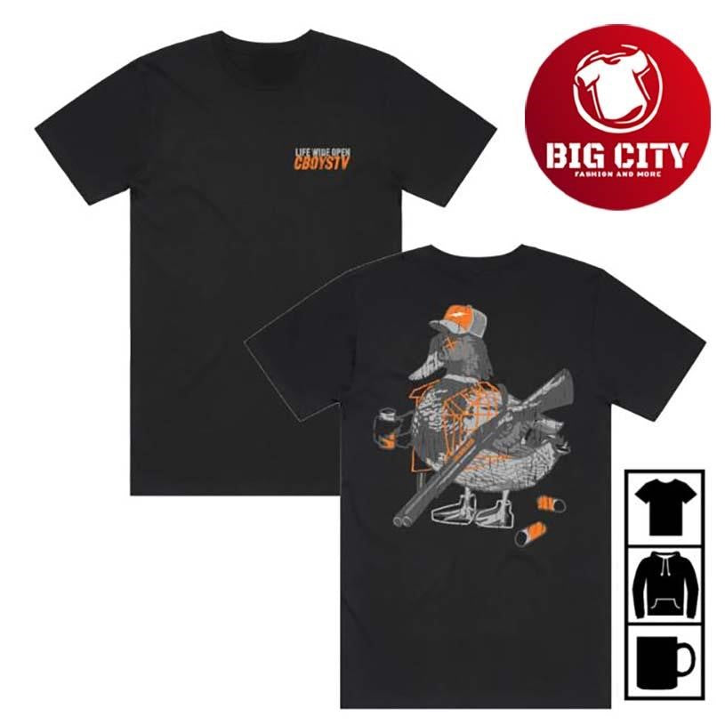 Cboystv Fowl Behavior Two Sided Shirt
