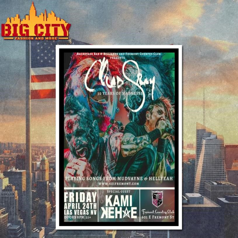 Chad Gray Las Vegas, NV April 24 2026 Concert Poster Shirt