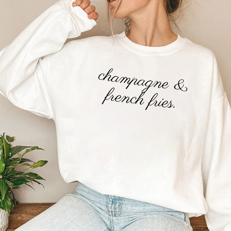 Champagne And French Fries T Shirt