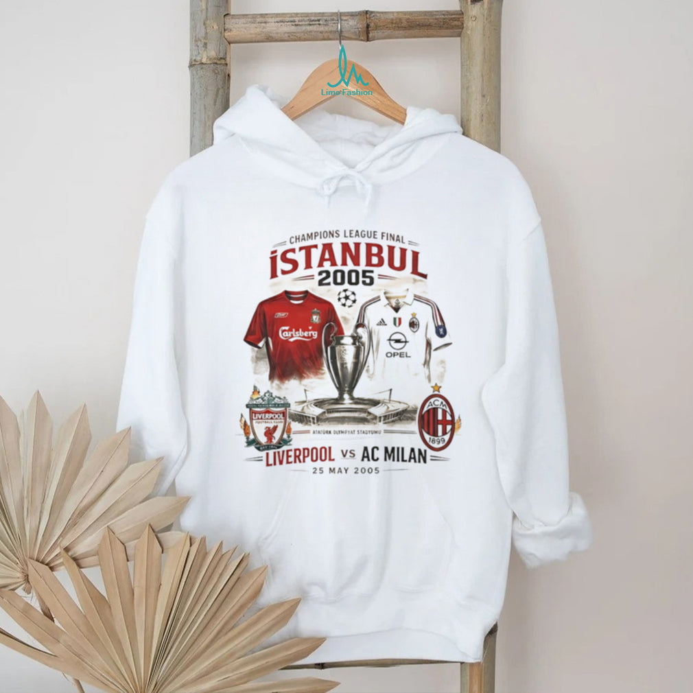 Champions League Final Istanbul 2005 Liverpool vs AC Milan vintage shirt