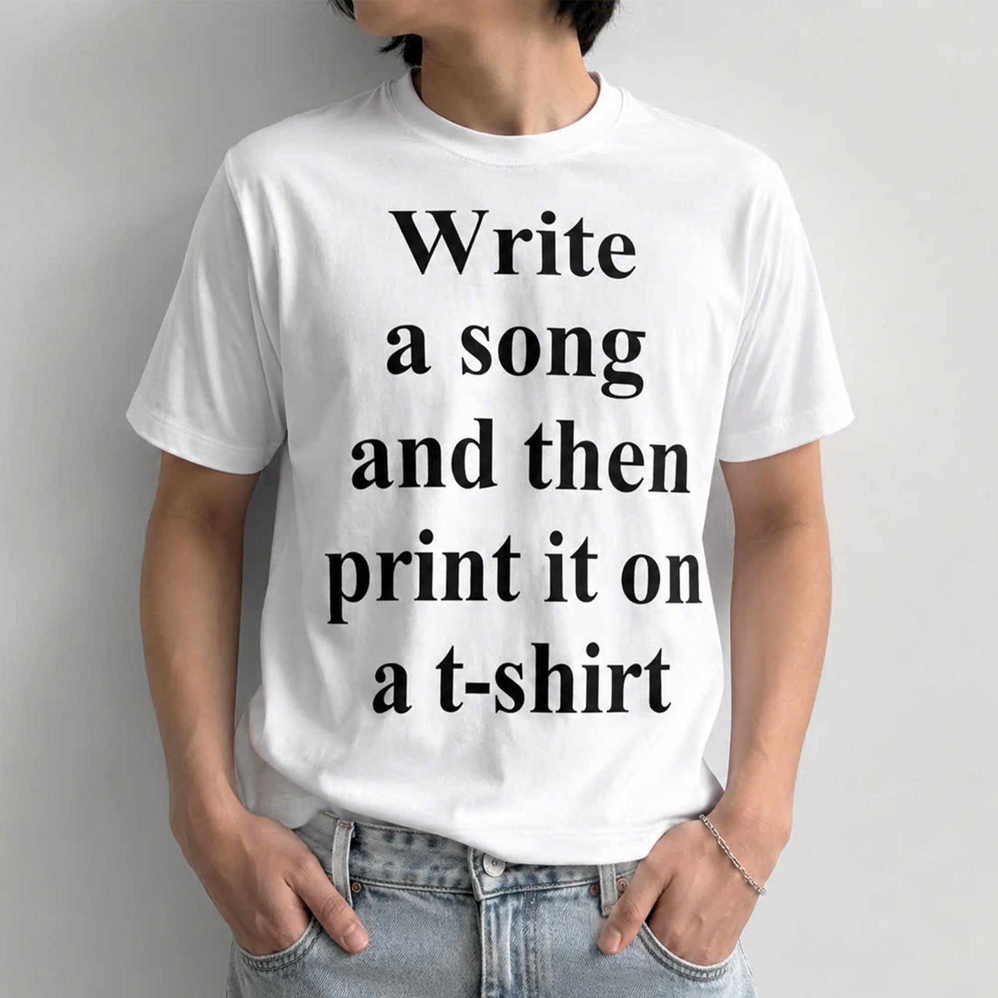 Charli Write A Song And Then Print It On A T Shirt Shirt
