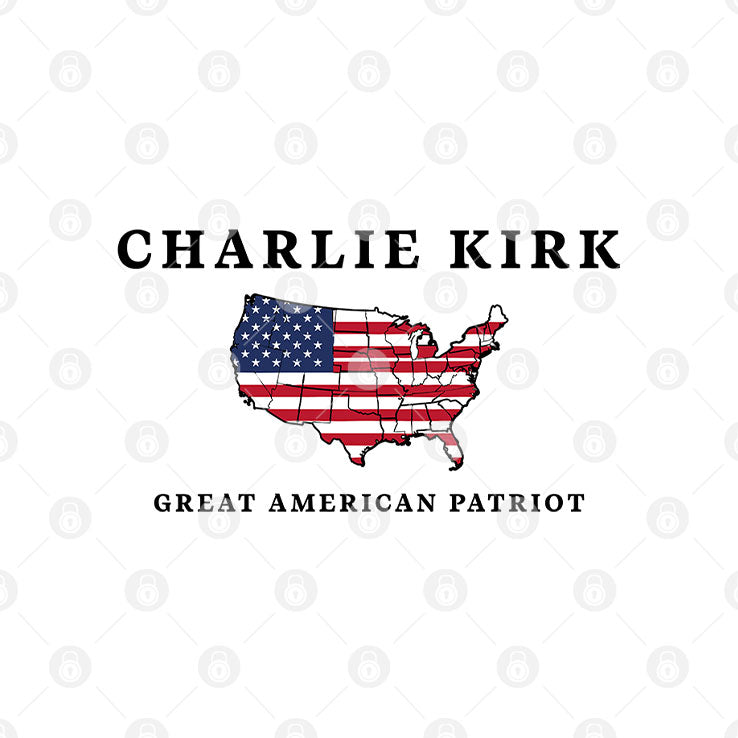 Charlie Kirk Great American Patriot T Shirt