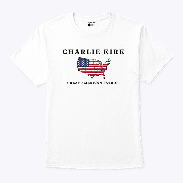 Charlie Kirk Great American Patriot T Shirt