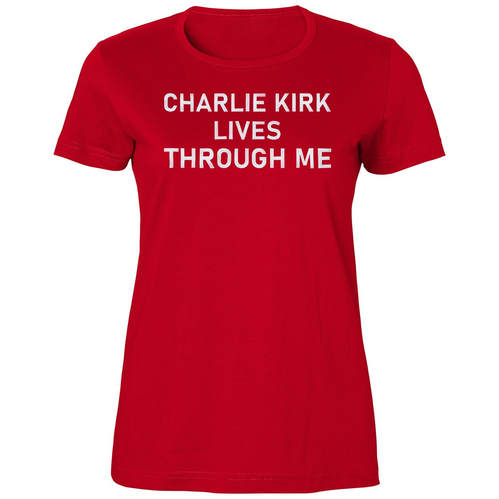 Charlie Kirk Lives Through Me Shirt
