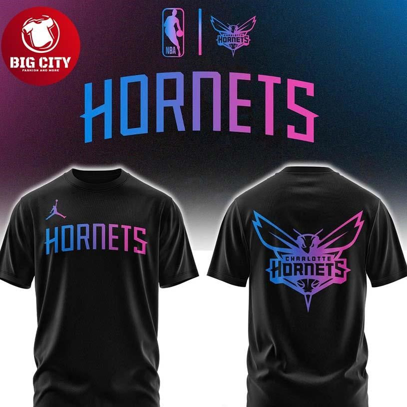 Charlotte Hornets x Cyberpunk Night 2026 NBA Champs Two Sided Shirt