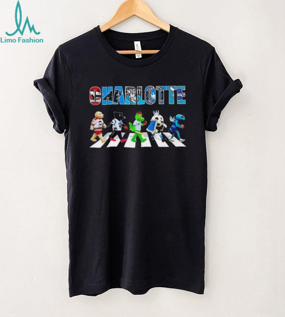 Charlotte sports mascots Abbey Road shirt