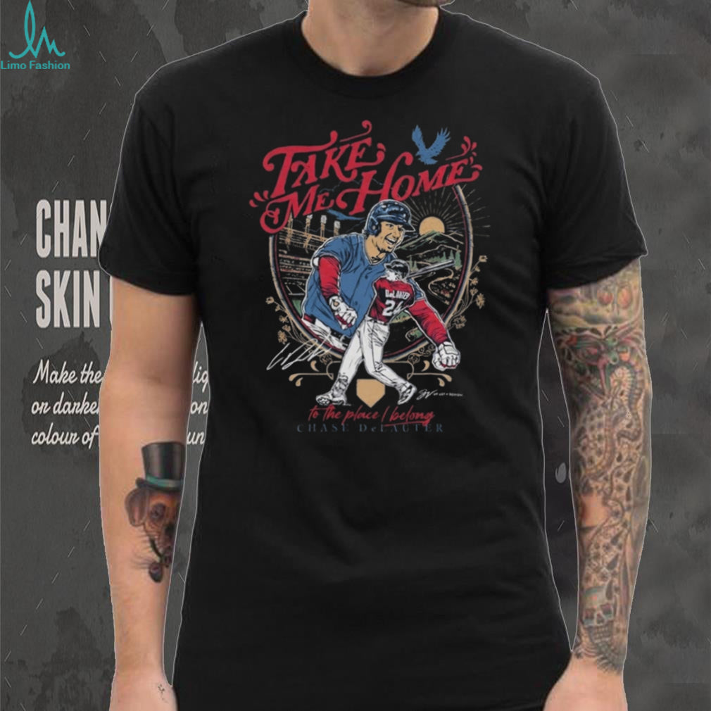 Chase DeLauter Cleveland Baseball Take Me Home Vintage Retro Sports Fans Men T Shirt