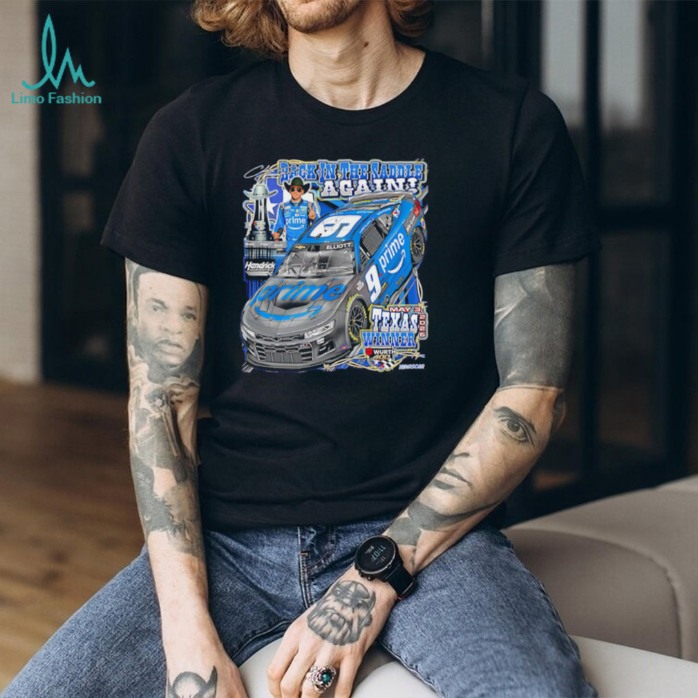 Chase Elliott NASCAR Texas Winner 2024 Back in the Saddle Racing T Shirt