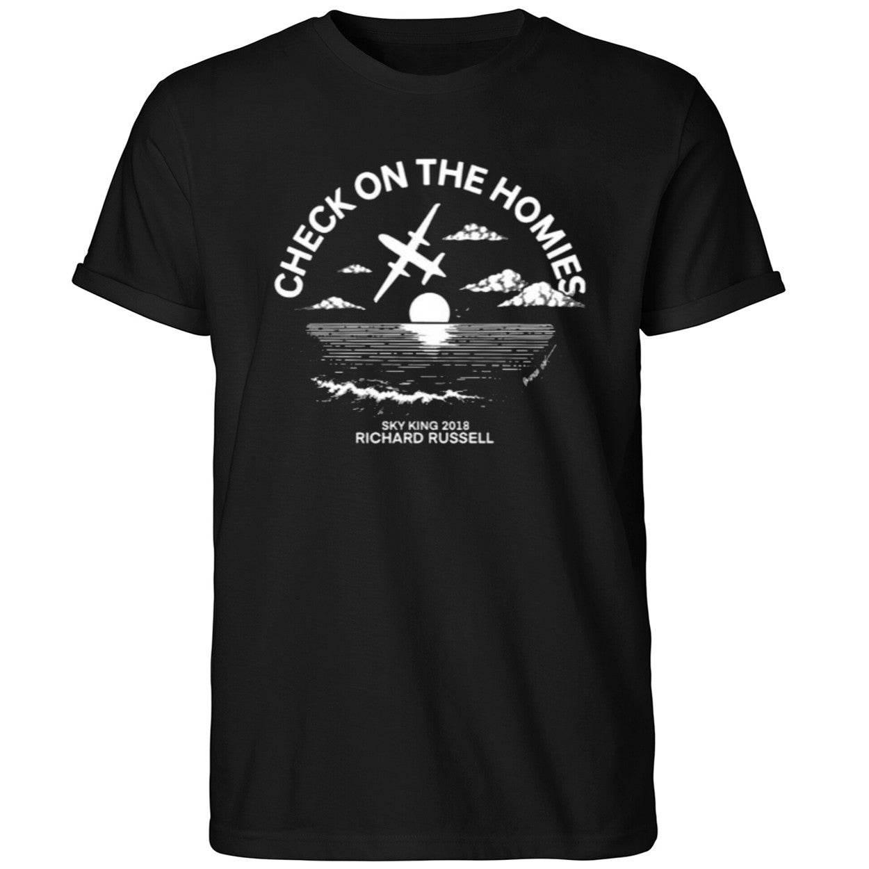 Check On The Homies Sky King 20218 Richard Russell Shirt
