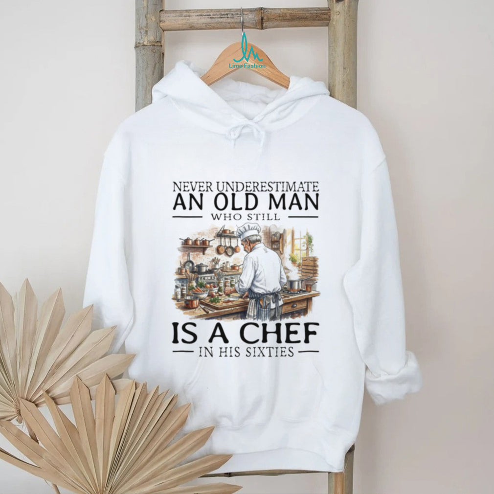 Chef Old Man Sixties Cooking Professional Kitchen Shirt
