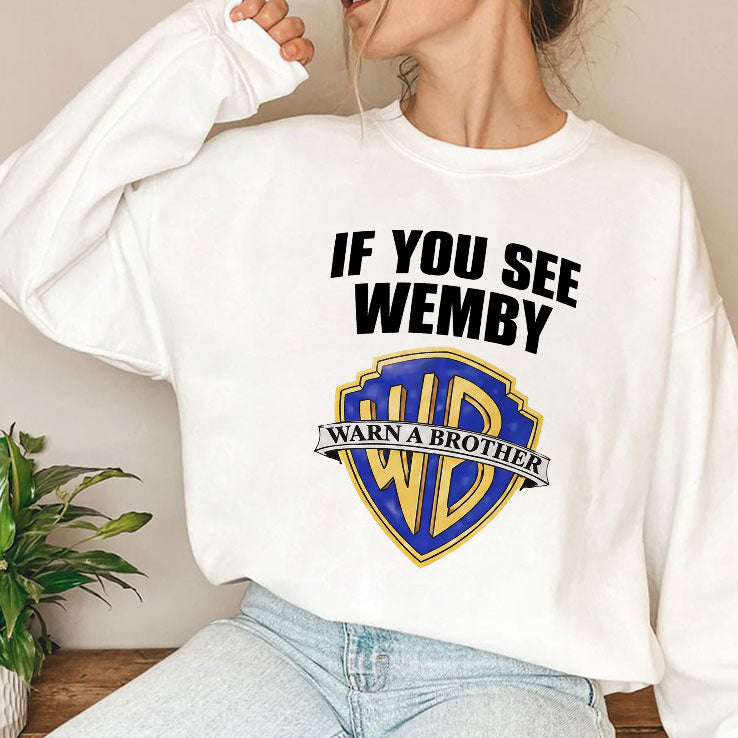 Chet Holmgren If You See Wemby Warn A Brother T Shirt