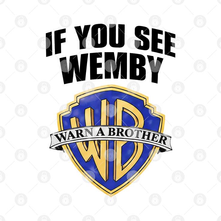 Chet Holmgren If You See Wemby Warn A Brother T Shirt