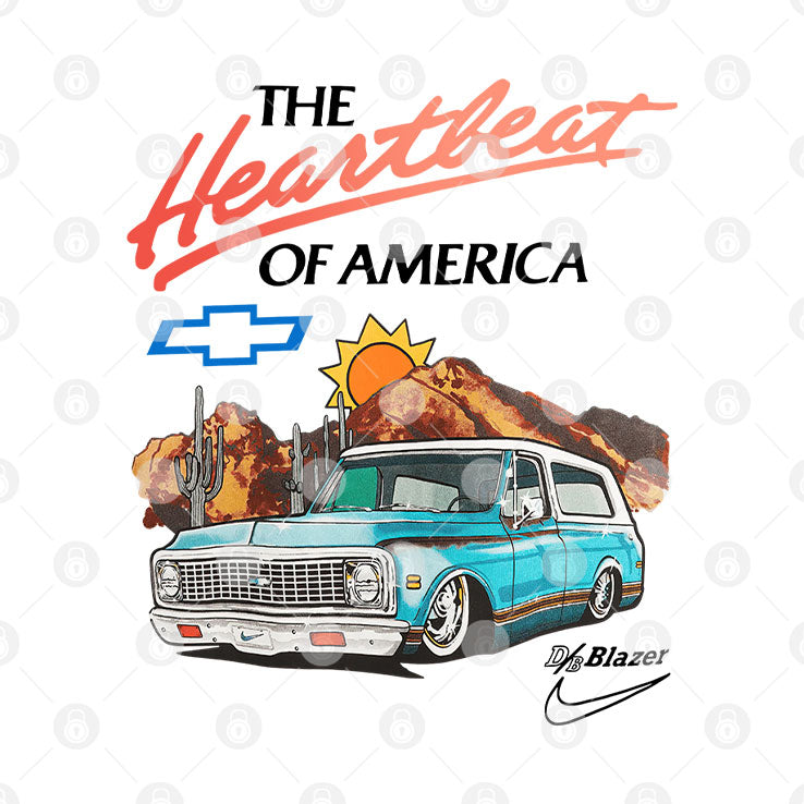 Chevrolet The Heartbeat Of America T Shirt