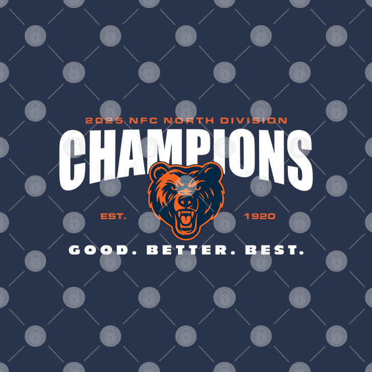 Chicago 2025 NFC North Division Champions Shirt