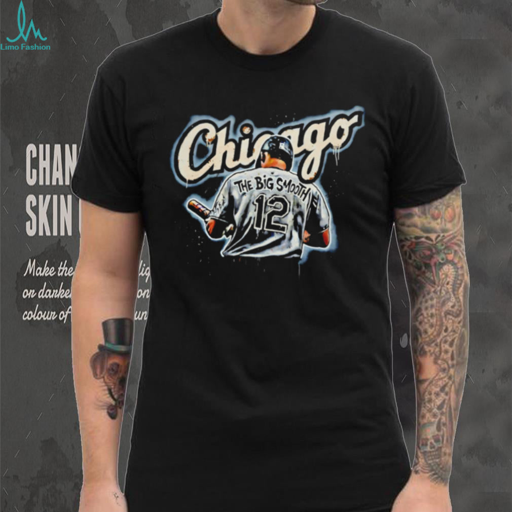 Chicago Baseball The Big Smooth #12 Vintage Style T Shirt