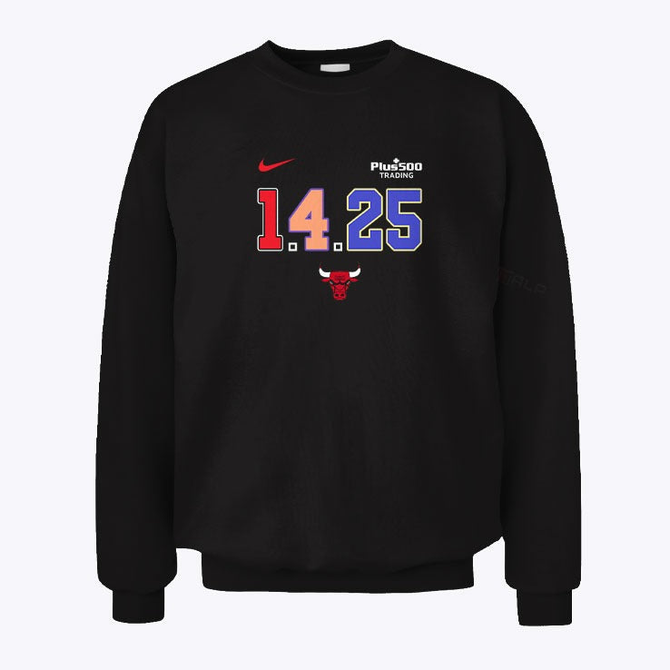 Chicago Bulls 1 4 25 Warmups Sweatshirt