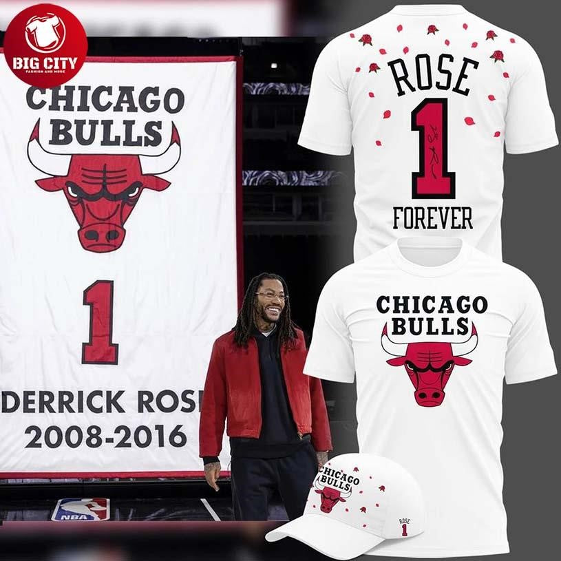Chicago Bulls D-Rose 2026 Derrick Rose 2028-2026 Two Sided Shirt