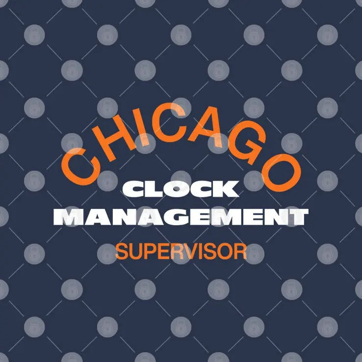 Chicago Clock Management Supervisor T Shirt